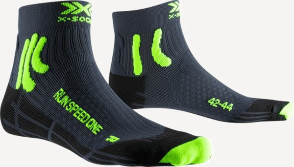 Носки X-SOCKS RUN SPEED ONE 4.0 (; 45-47; G146 charcoal / yellow / black)